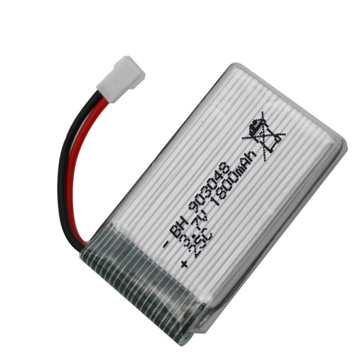 3.7V lithium battery 903048 air-to-air plug 1800mAH remote control quadcopter drone lithium battery