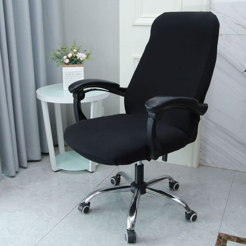 Cross-border office computer chair cover elastic one-piece armrest swivel chair cover hotel dining table anti-fouling seat cover Amazon