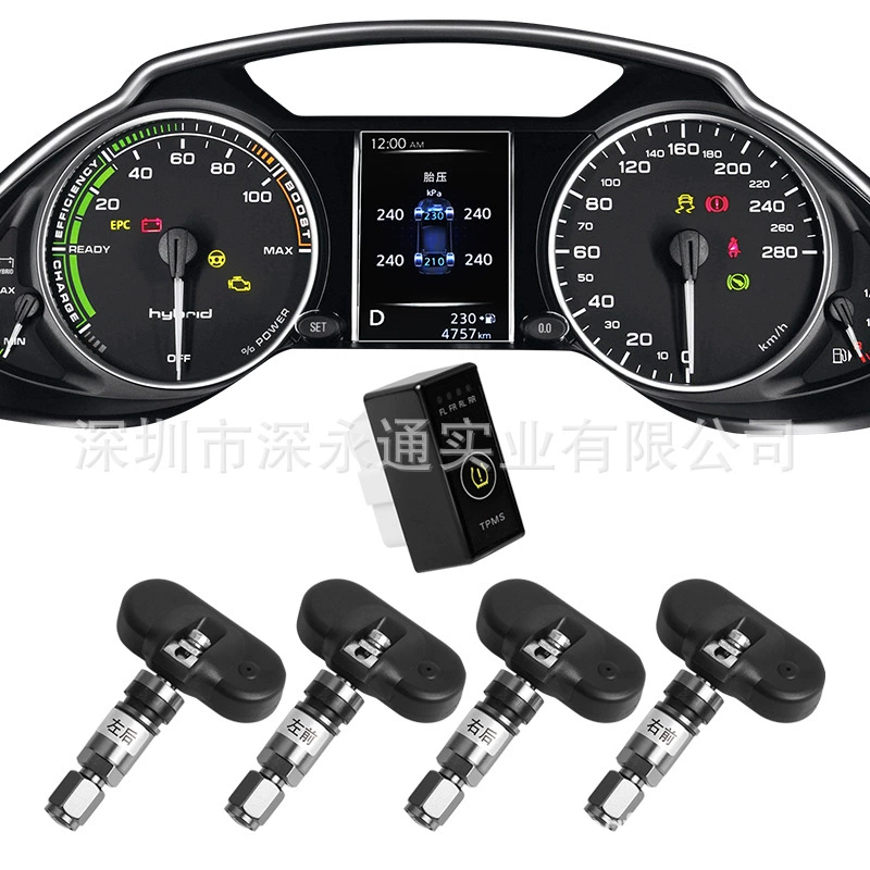 Монитор давления в шинах Zhixuan [Применимо] Модернизация оригинального автомобильного прибора Nissan Встроенная система контроля давления в шинах tpms