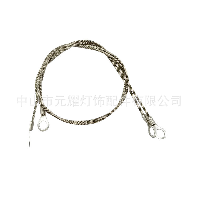 高质量灯饰配件线条灯面板灯吊绳不锈钢护绳包胶钢丝绳现代简约