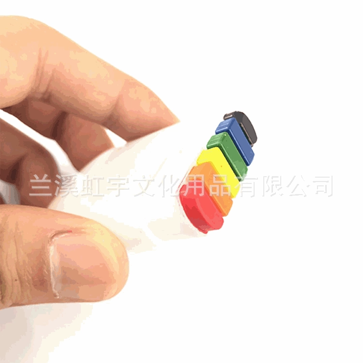 Оптовая продажа фабрики 6 цветов радуги цвета лица светлее всасывания карты костюм лица цвет тела живопись