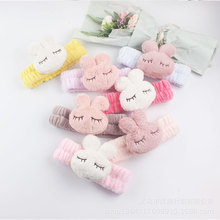 新品洗脸发箍女简约发捆韩国卡通咪咪兔网红可爱束发带现货直批