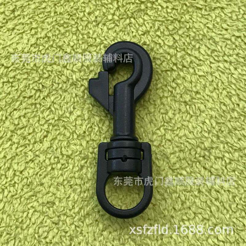 Manufacturer Supply 10MM Plastic High-end Hook 1CM Elastic Rope Hook 3 Points Plastic Safety Buckle Luggage Accessories