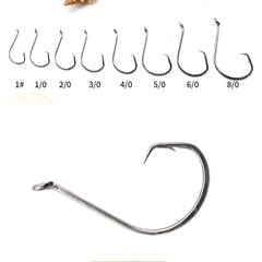 Factory 7384 stainless steel beak hook, reverse hook, black handle hook, thickened fish hook, offshore fishing boat hook