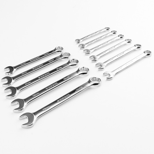 Two-headed open-end wrench with mirror fork head, rigid two-headed star wrench, mirror mirror wrench, automotive repair tools