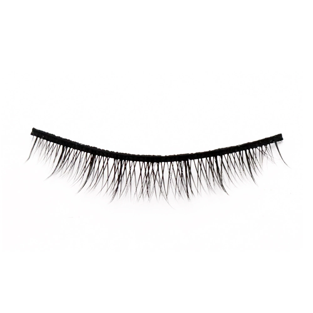 Nude dense short false eyelashes to create double eyelids, for every day, 5 pair