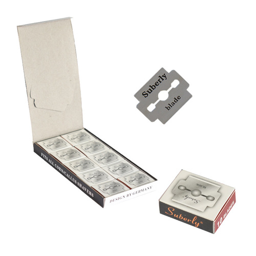 Superly stainless steel double-sided blade for scraping dead skin, pedicure planer blade, manicure tool