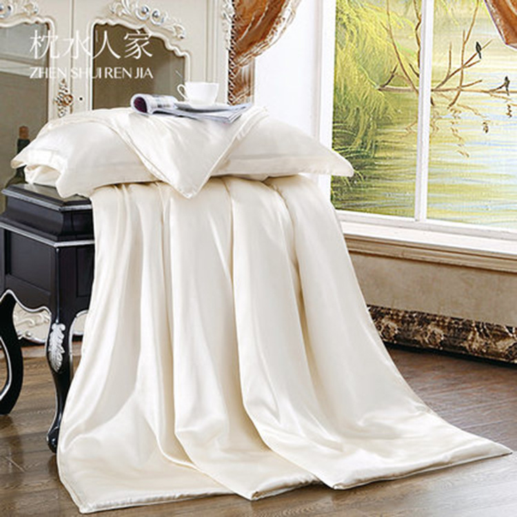 Silk duvet cover, bedspread