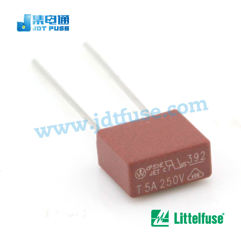 392方块保险丝39215000440力特Littelfuse微型保险丝慢断5A  250v