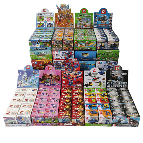 Children's Brain-Teasing Assembly Toys Compatible with LEGO, Educational, Senba Small Box Blocks, MG Trendy Gifts for Boys and Girls