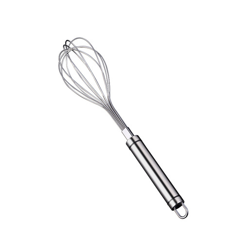 Manual egg beater 304 stainless steel household mini cake egg beater baking small egg mixer commercial