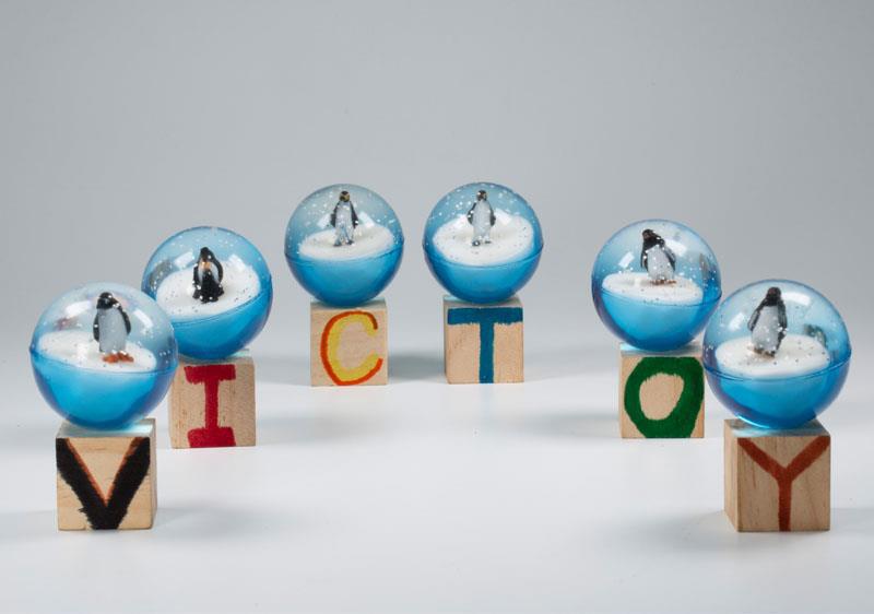 Víctor N ° 47 muñeca bola elástica de los niños educativos juguete cognitivo pinball transparente tridimensional 3D pelota que rebota