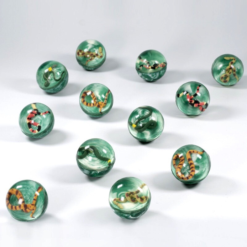 Víctor N ° 47 muñeca bola elástica de los niños educativos juguete cognitivo pinball transparente tridimensional 3D pelota que rebota