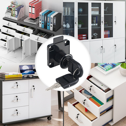 Office 138-22 drawer lock Furniture drawer lock black drawer lock 138-32 drawer lock latch tongue direct sale