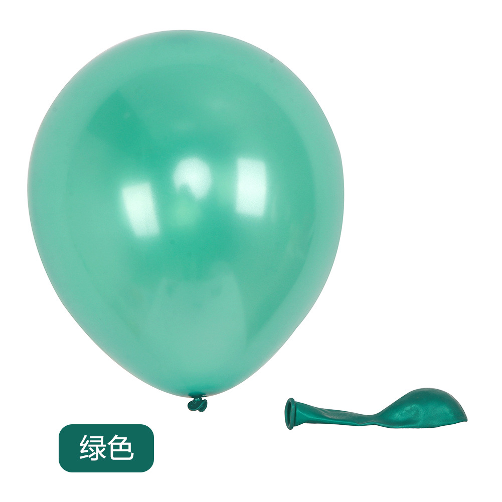 1,8G globo de látex perla fiesta decoración globo arreglo cumpleaños boda Ronda 10 pulgadas 1,8G globo