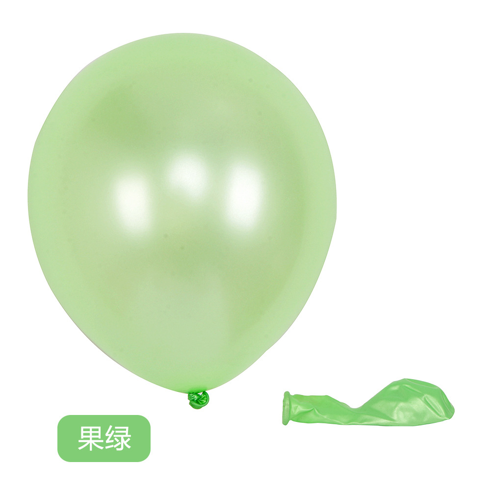 1,8G globo de látex perla fiesta decoración globo arreglo cumpleaños boda Ronda 10 pulgadas 1,8G globo