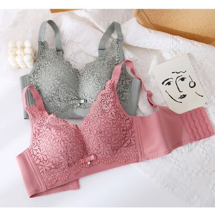Qianchun Daclan 2283 Q Elastic Soft Latex Cotton Underwear Lace Push-up Bra Adjustable Bra Medium Thin