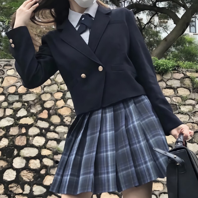 Factory direct jk uniform coat one button Japanese school uniform student suit short black suit jacket autumn and winter Factory direct jk uniform coat one button Japanese school uniform student suit short black suit jacket autumn and winter