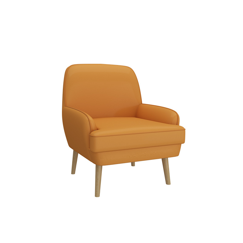 Sofá individual naranja