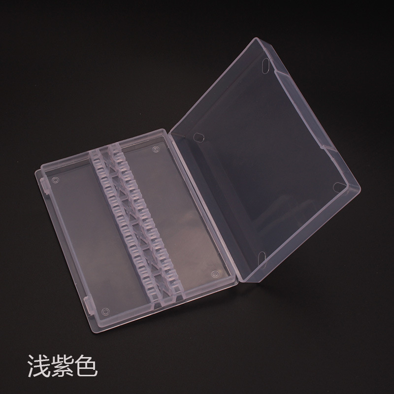 Caja de almacenamiento de cabeza de molienda de uñas transfronteriza 14 caja de visualización de cabeza de molienda de rejilla caja de cabeza de molienda de uñas de acero de tungsteno de cerámica