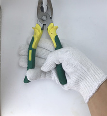 廠家手套批發棉線手套男耐磨耐用工作幹活防滑女勞動工作白線手套