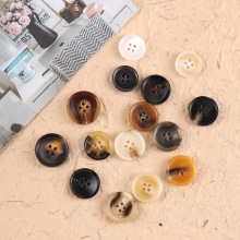 现货批发树脂花纹纽扣 女士大衣风衣外套扣子 男士西服西装钮扣