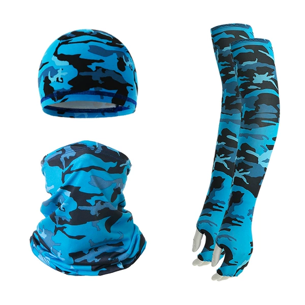 Camouflage treasure blue