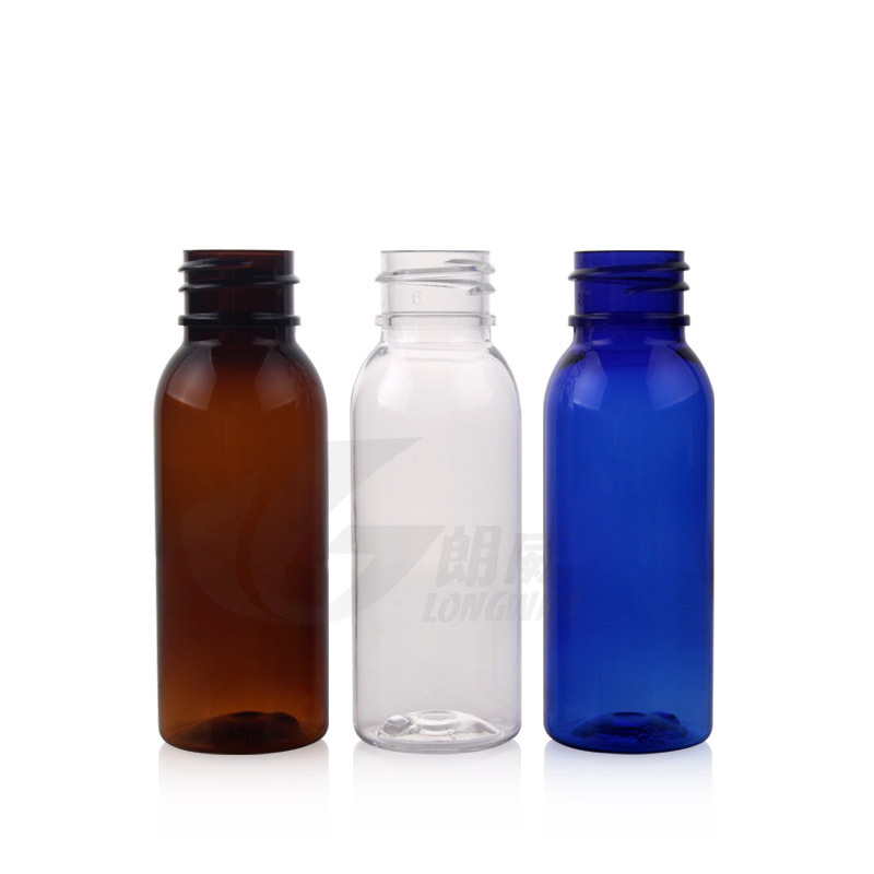 30ml hombro redondo plata tangente botella de spray PET botella de plástico botella de tóner cosmética sub-botella
