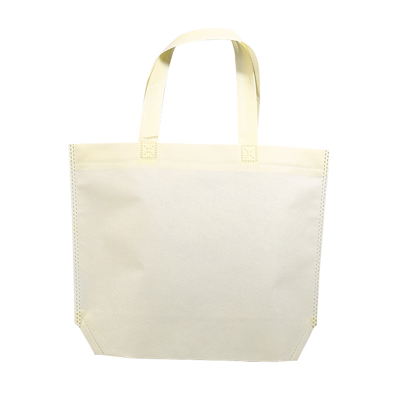 Handbag Custom logo Advertising Custom Small Green Shopping Bag Beveled Hand Bag Packaging Non-woven Bag