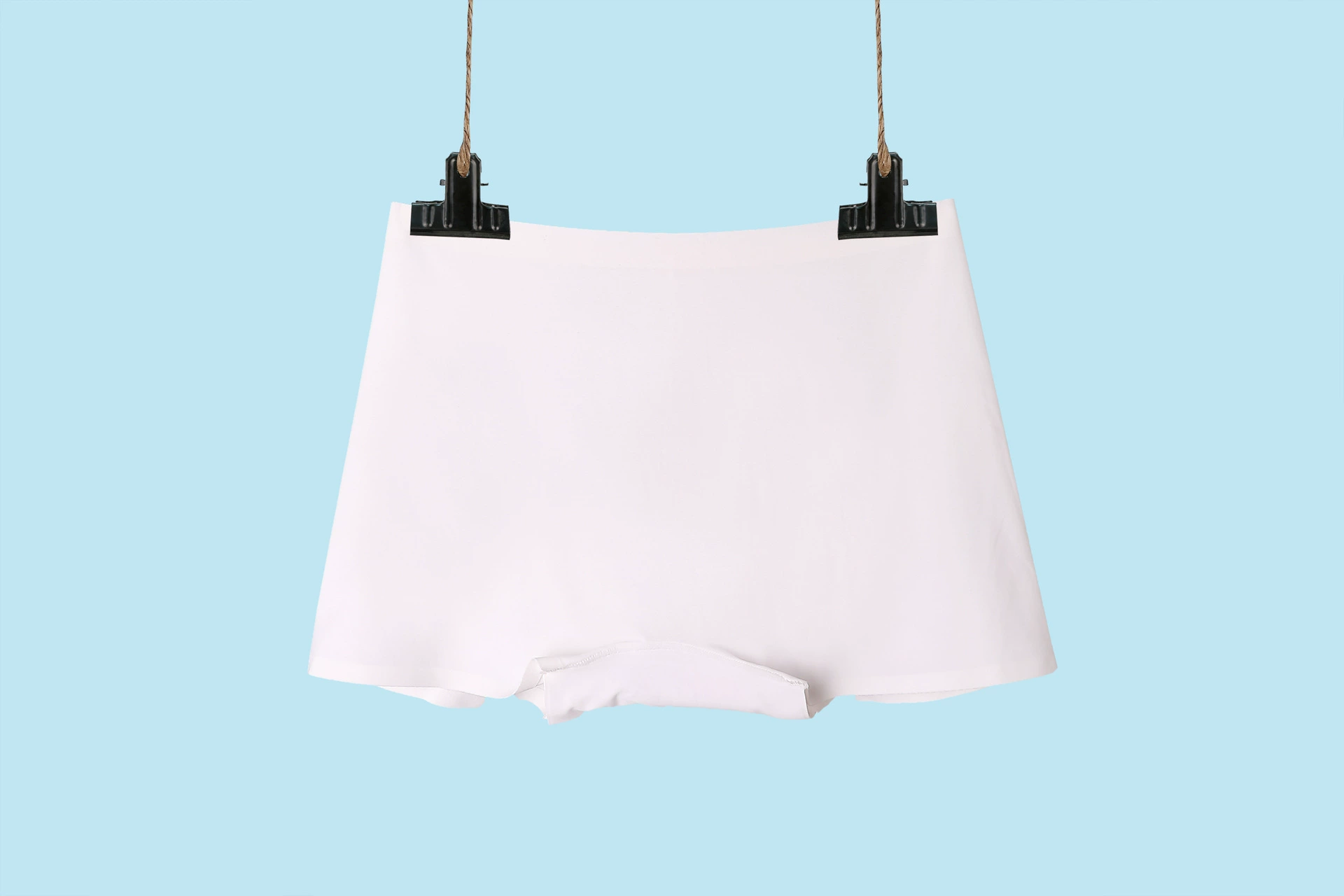 Silk underwear, pants, trousers, protective corner covers, summer thin protective underware, (Physicals), mid rise