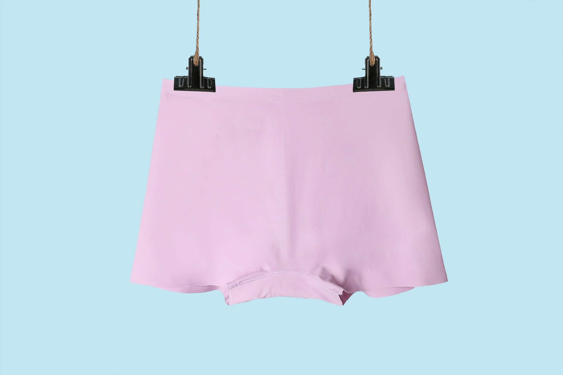 Silk underwear, pants, trousers, protective corner covers, summer thin protective underware, (Physicals), mid rise