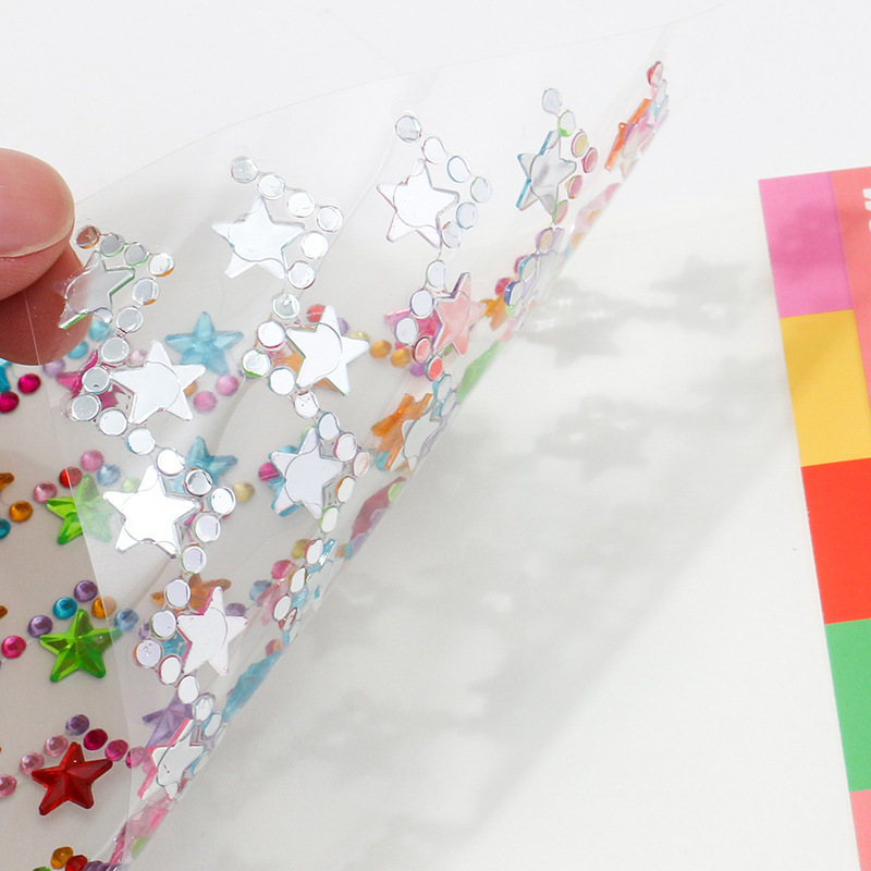 DIY hecho a mano de cristal acrílico coche pegatinas de diamantes de Color Universal pegatinas de diamantes DIY álbum pegatinas decorativas 4 opcionales