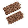 Spot wholesale multi -inad of button silicon glue chocolate mold biscuit mold ice grid, fire paint wax standing mold