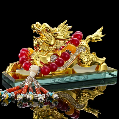 Pixiu Car Decoration Men's – Car ornaments - auspicious-kirin-red-transfer-beads