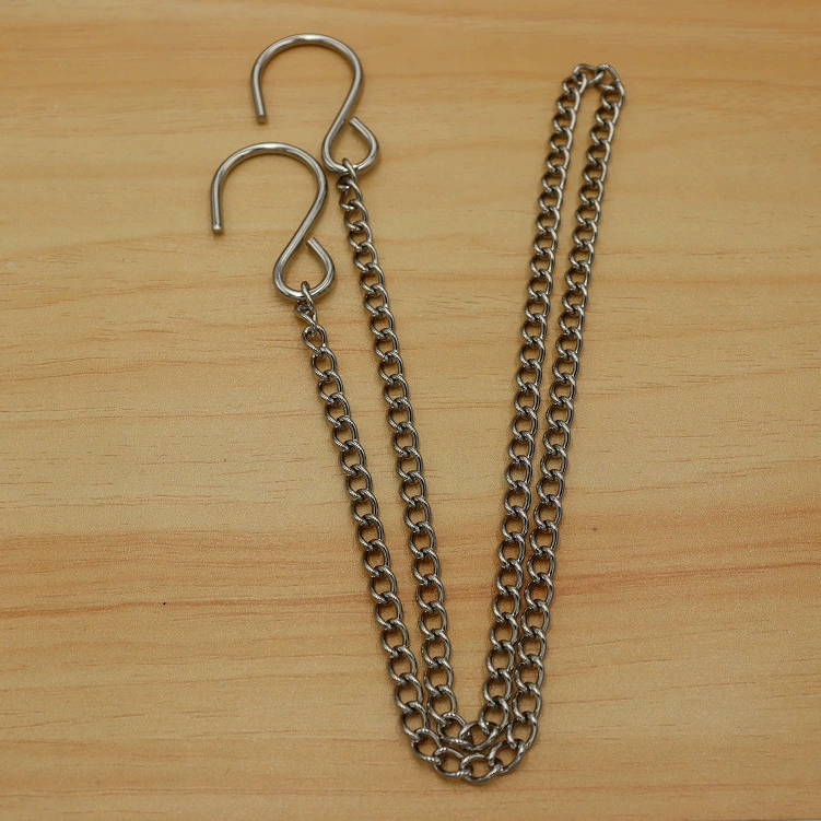 Цепь для подвешивания люминесцентных ламп, цепь для вывесок, металлическая цепь, цепь для подвешивания знаков парковки, цепь для плакатов, цепь с крючками для отделов, железная цепь