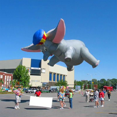 厂家批发广告空飘升空卡通气模单双层充气球节日广告空飘气球制作|ms