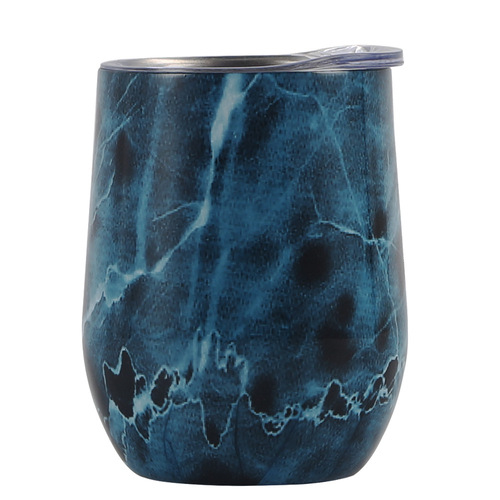 Direct Sales 304 Stainless Steel Insulated Cup Amazon Cross-Border Gift Egg Cup One-Time Delivery 12OZ Eggshell Cup