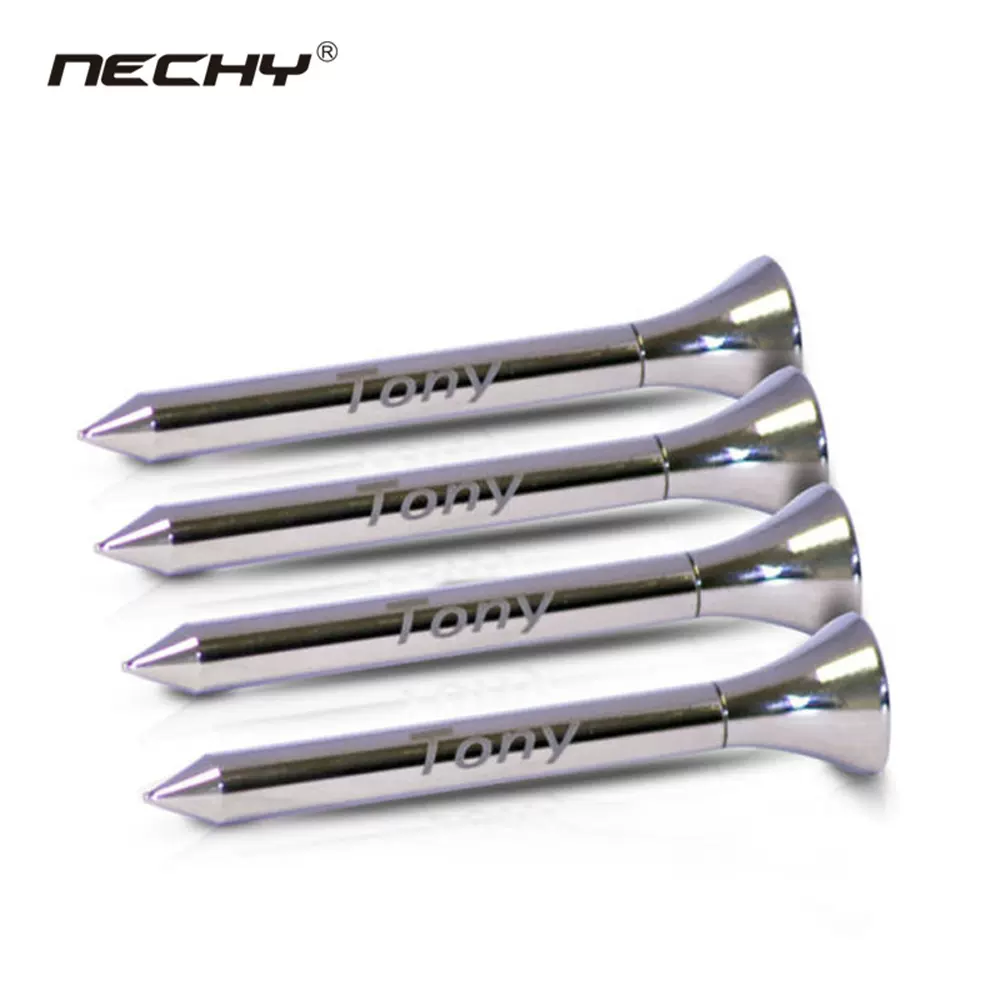 工厂直供金属高尔夫球钉球托tee 定制橡胶木质硅胶golf球叉配件