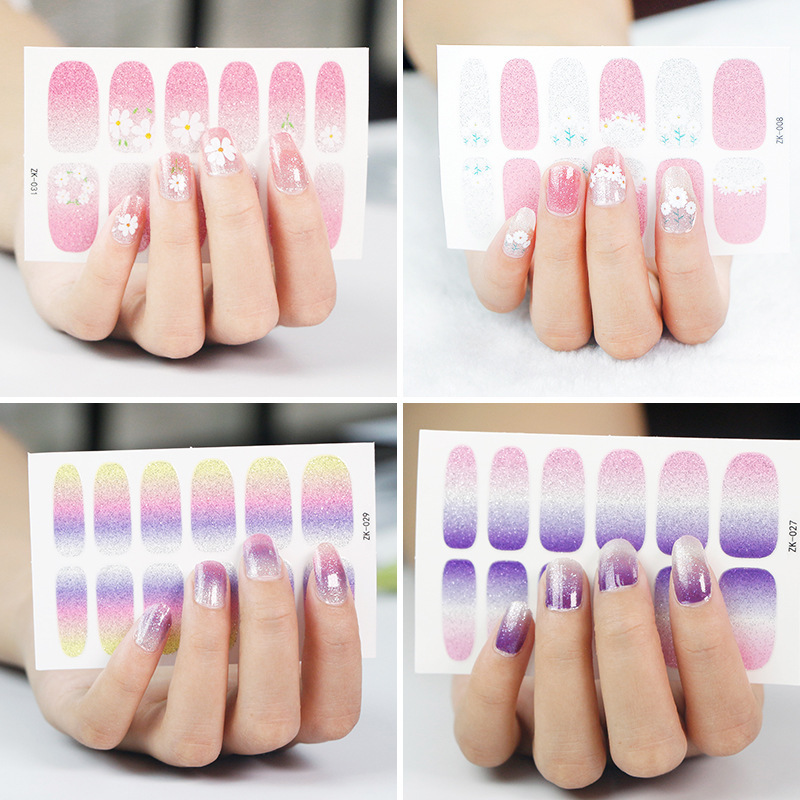 Stall daisies nail stickers trembles the same nail stickers finished fake nail nail stickers sequins nail patches