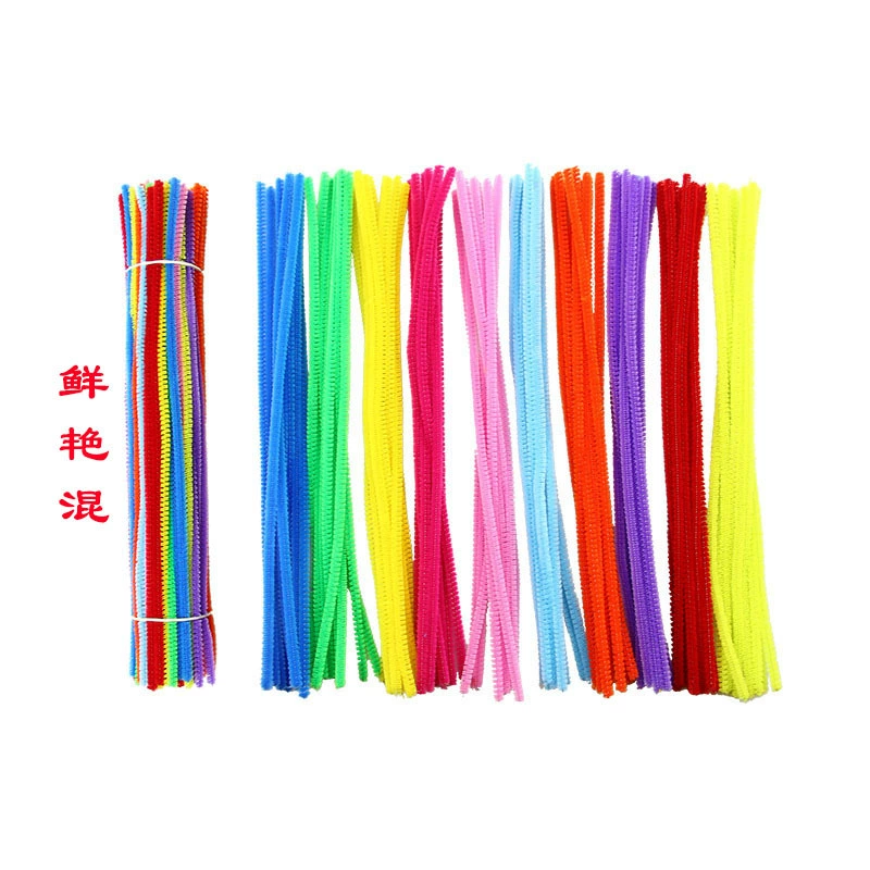 Фабрика Прямая Смешанная цветная витая палочка корень волос трансграничная DIY детский сад развивающие игрушки шерстяная полоса материалы ручной работы
