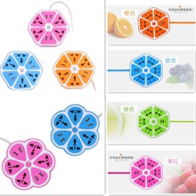 批发梅花型多色多孔位插带开关六角插座水果排插家用智能接线板