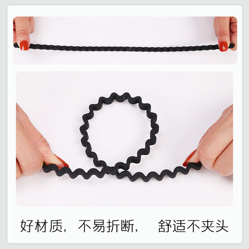 Korean matte black headband for men, sports headband, versatile for going out, face washing, hair pressing, non-slip hairpin, women's headband