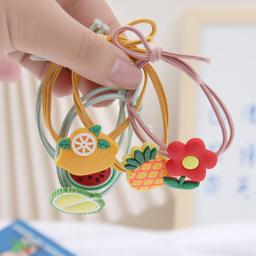 ins cute fashion cartoon hair rope girls hair rubber band korean style accessories adult and children hair ties hair accessories