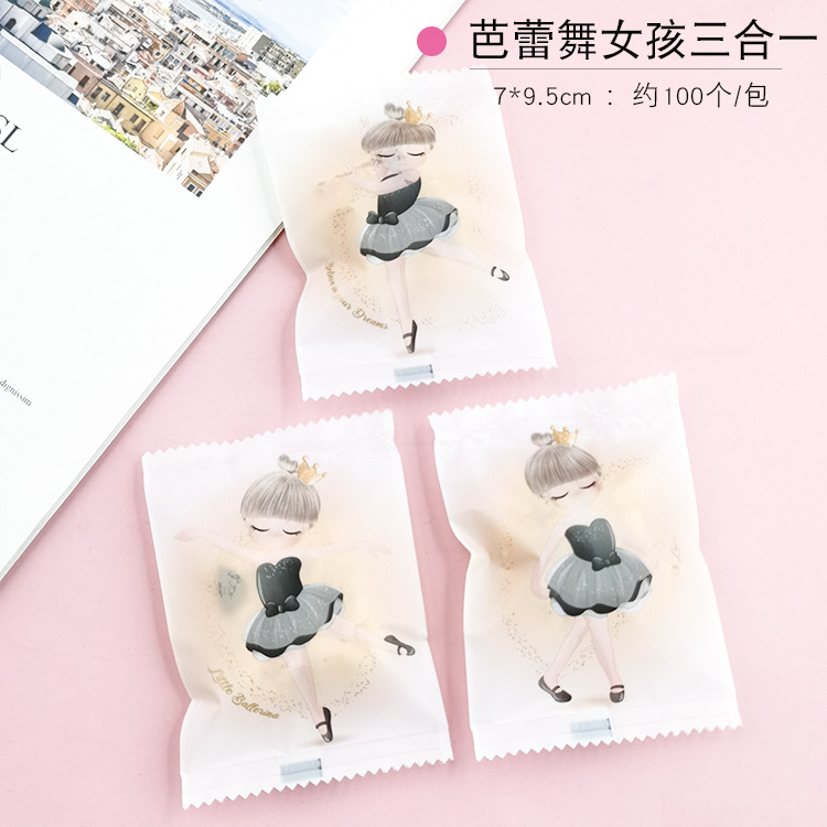 Bolsa sellada a máquina; bailarina tres en uno 7-9.5; material compuesto