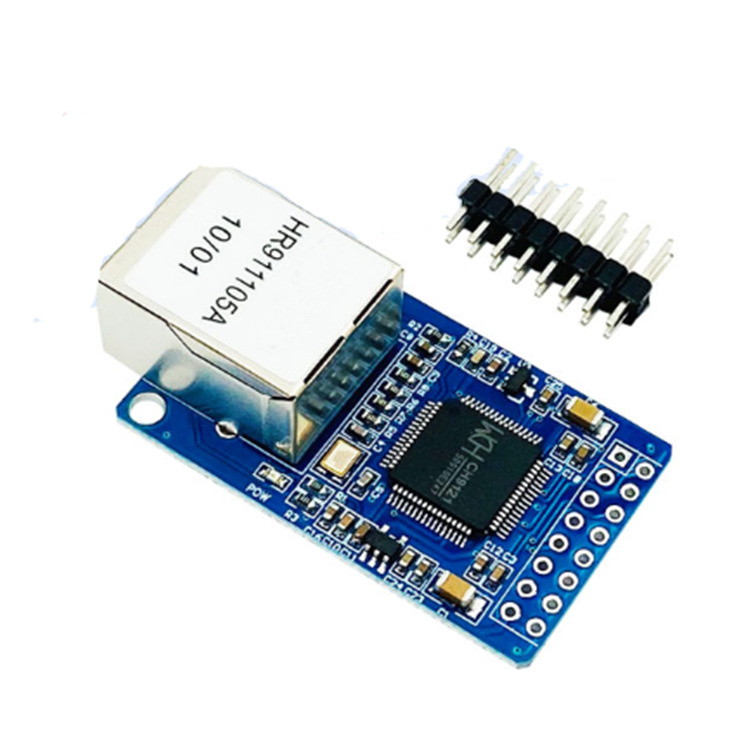 CH9121网络开发板串口转以太网模块多功能数据转换单片机联网传输