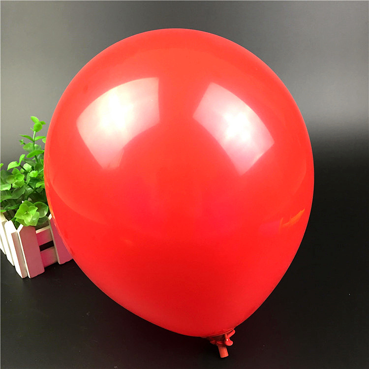 Transfronterizo al por mayor de 12 pulgadas de 3,2g de espesor de látex mate globo fiesta decoración de la boda globo mate