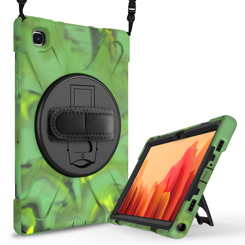 Applicable to Samsung Tab A7 10.4 protective case tablet T307 Pirate King P610 silicone drop-resistant bracket strap Applicable to Samsung Tab A7 10.4 protective case tablet T307 Pirate King P610 silicone drop-resistant bracket strap