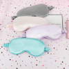 Double-sided silk sleep mask, belt for traveling, breathable glasses, eyes protection