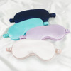 Double-sided silk sleep mask, belt for traveling, breathable glasses, eyes protection