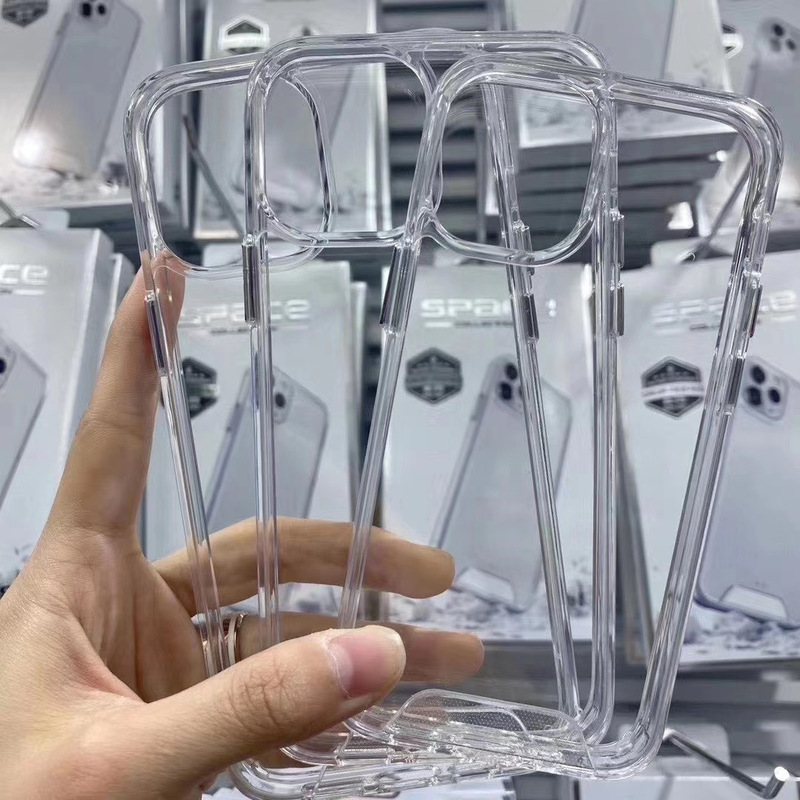 For Samsung s21 fe mobile phone case A52/A22/A72 transparent S20 space case plus hard case protective cover 5g